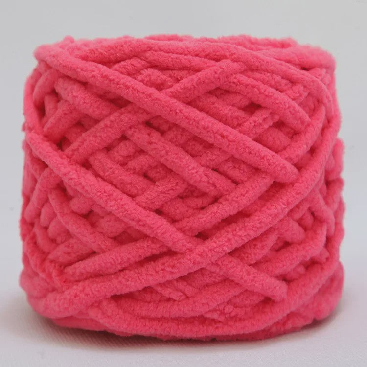 Chenille Garen 100g/bol - Super Zacht Dik Wol Garen voor Handbreien, DIY Sjaals & Projecten