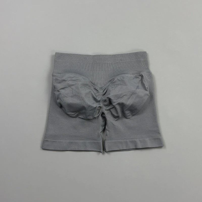 HISTELLO Seamless Biker Shorts Dames - Low Waist Scrunch Butt voor Fitness & Yoga