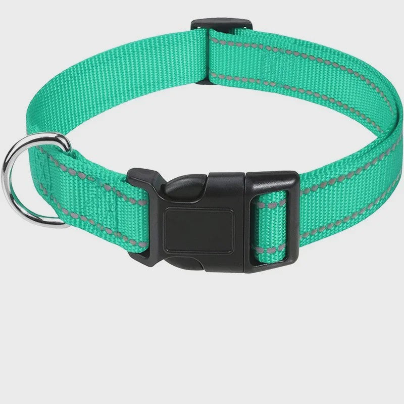 Reflecterende Hondenhalsband - Verstelbaar Nylon, Veilig en Duurzaam