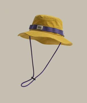 Heren Bucket Hat met Brede Rand - UV Bescherming voor Vissen, Wandelen & Outdoor