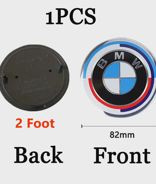 BMW Embleem Vervanging 74/82mm - Motorkap, Kofferbak Badge