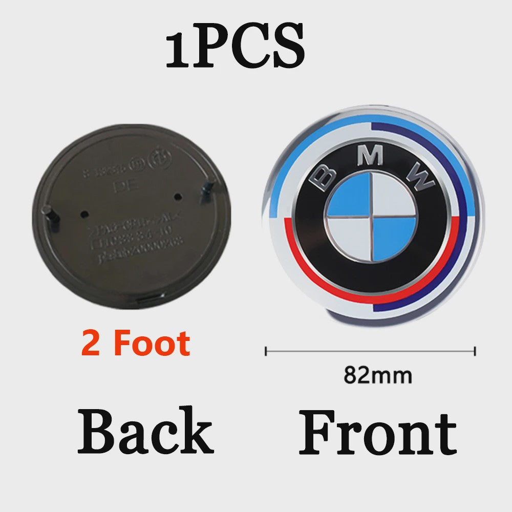BMW Embleem Vervanging 74/82mm - Motorkap, Kofferbak Badge