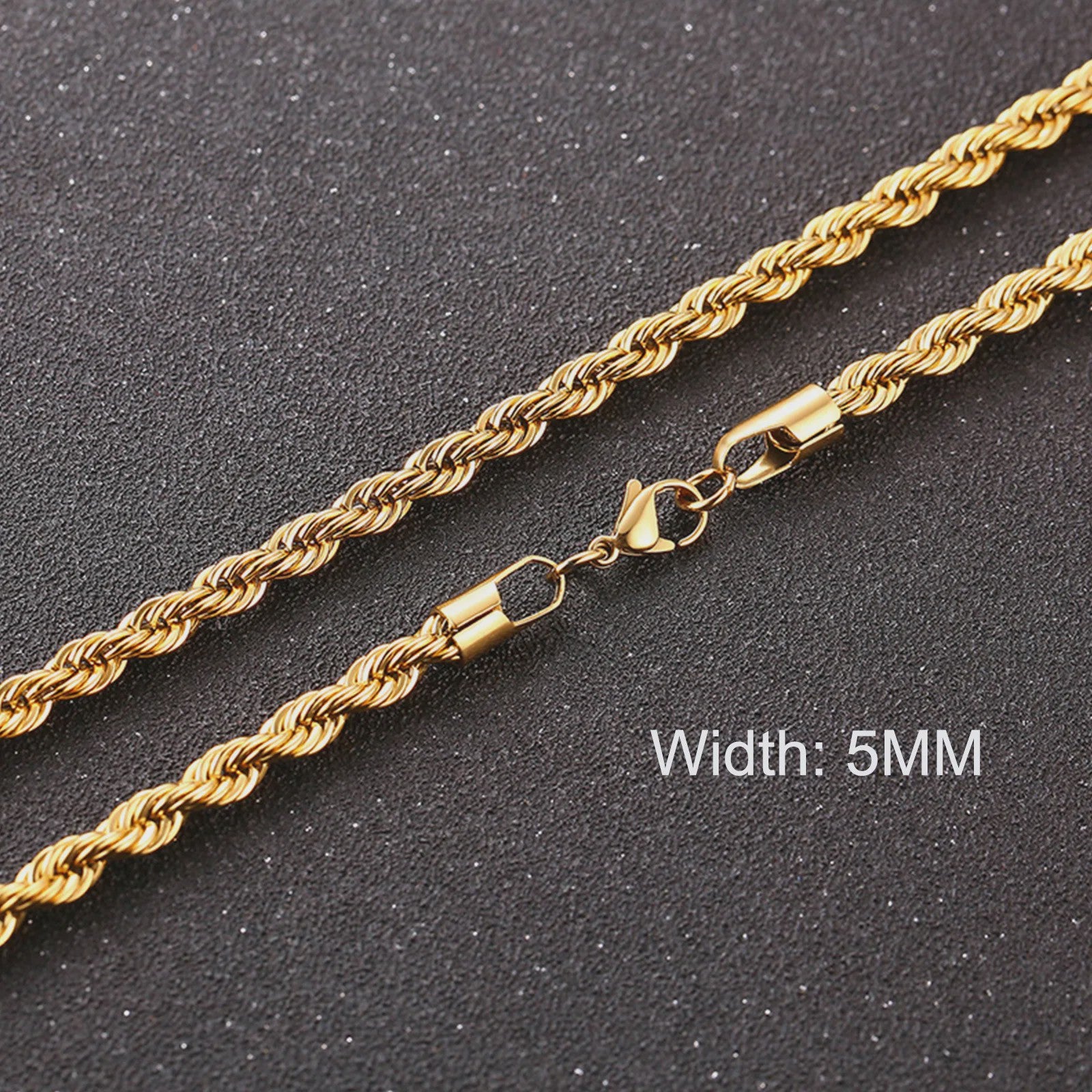 Klassieke Cuban Chain Ketting Heren Dames - Roestvrij Staal (3-11mm)