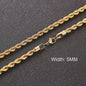 Klassieke Cuban Chain Ketting Heren Dames - Roestvrij Staal (3-11mm)