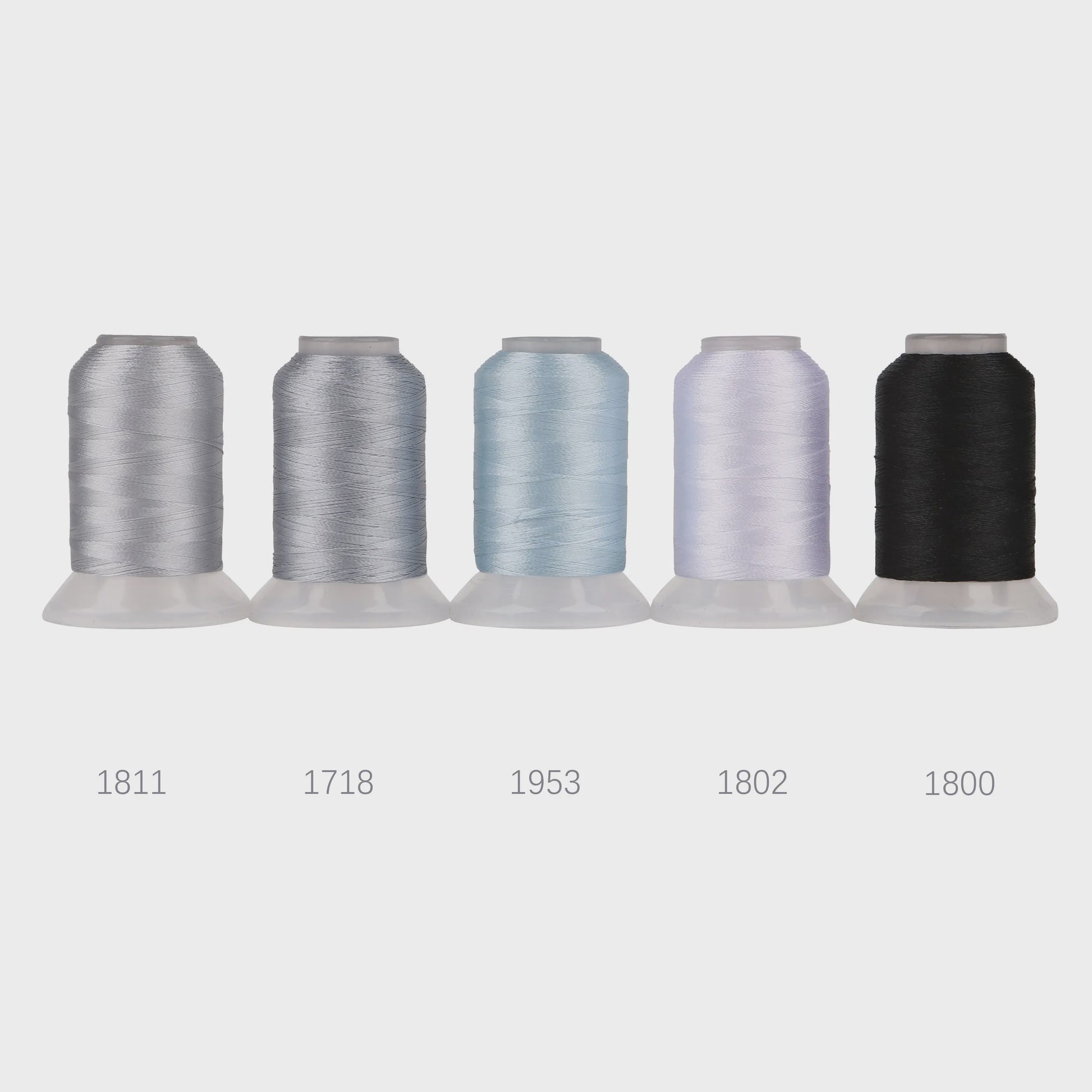 80 Kleuren Premium Polyester Borduurzijde Set - 500M Spoelen voor Huisborduurmachines
