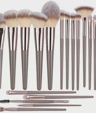 Professionele Make-up Kwasten Set (20 Stuks) - Foundation, Oogschaduw & Meer