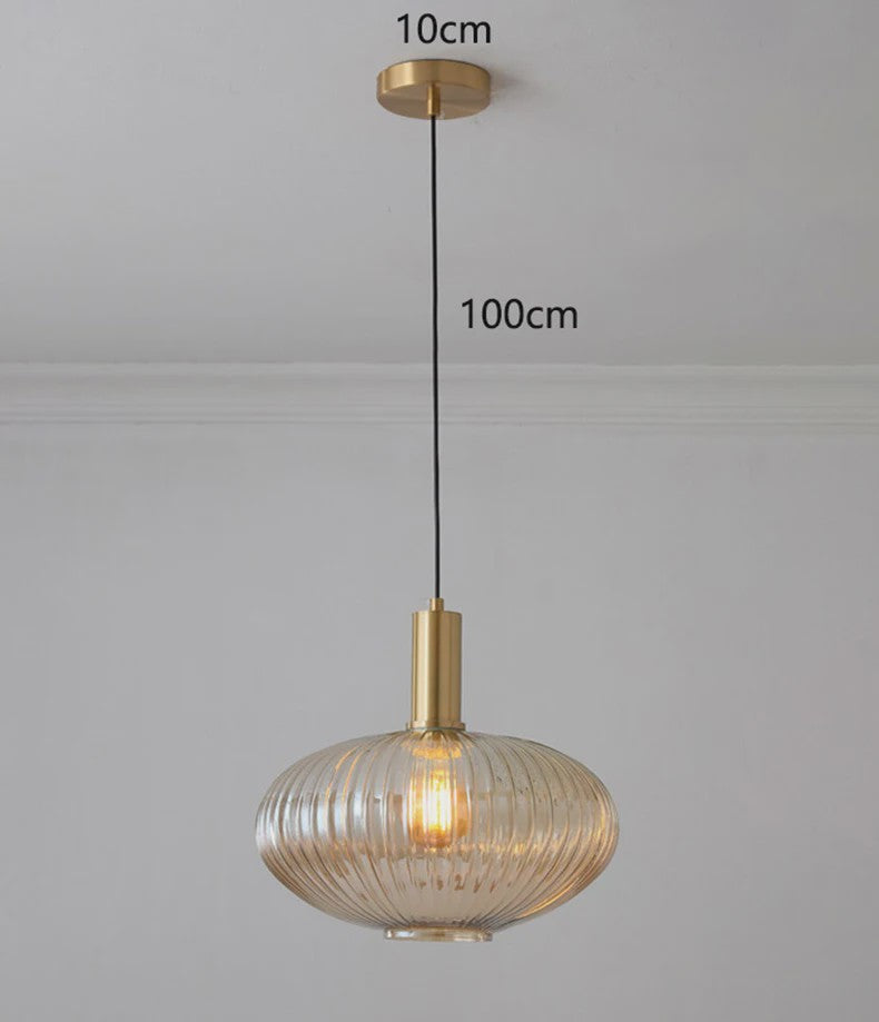 Moderne Glazen Hanglamp voor Eetkamer - Stijlvolle Plafondlamp