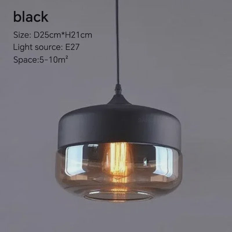Scandinavische Houten LED Glas Hanglamp - Modern Design voor Woonkamer, Eetkamer & Slaapkamer