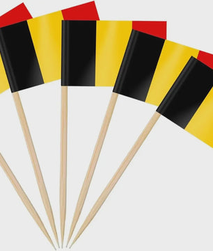100 Stuks Ierse Vlag Prikkers - Mini Vlaggetjes voor Cupcakes, Hapjes en Cocktails