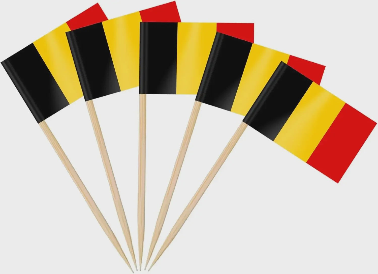 100 Stuks Ierse Vlag Prikkers - Mini Vlaggetjes voor Cupcakes, Hapjes en Cocktails