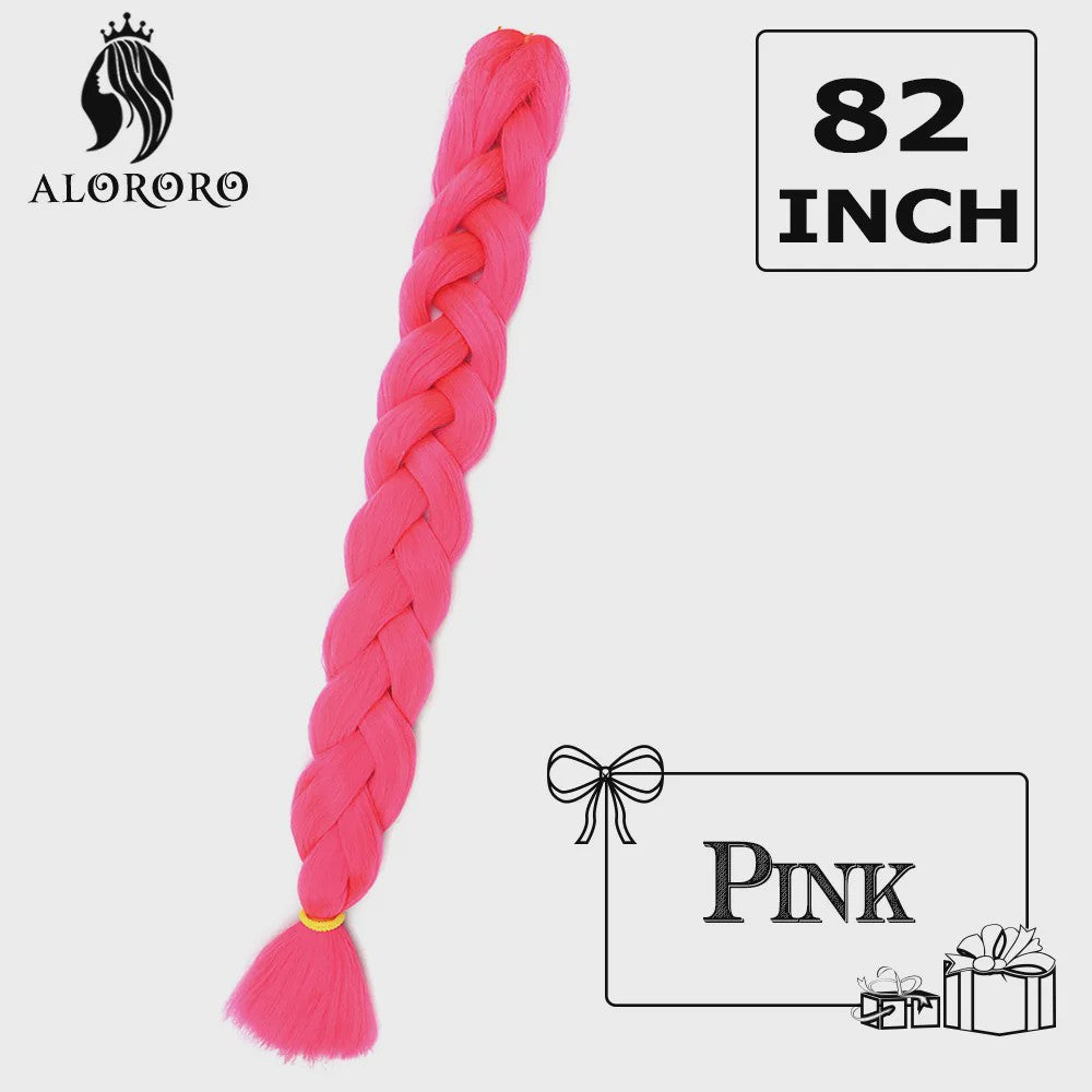 Alororo Jumbo Braids Haarverlenging - 82 Inch Synthetisch Hittebestendig Vlecht Haar