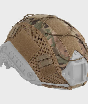 Tactische Helm Cover met Elastisch Koord voor Fast Helm - Airsoft & Paintball Camouflage
