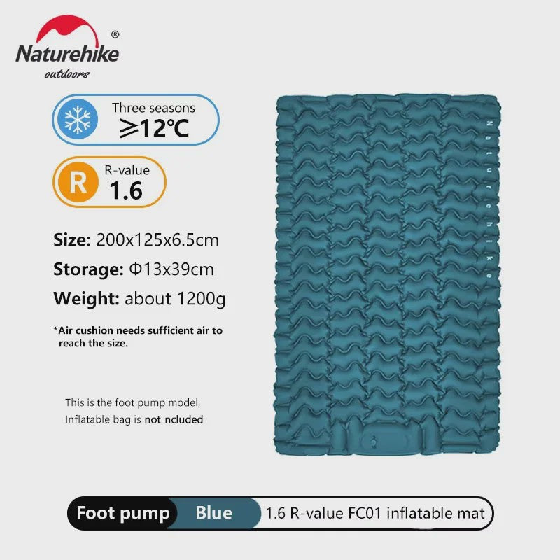Naturehike Opblaasbaar Slaapmatje - Ultralicht & Compact Kampeerbed