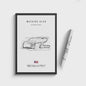 Vintage Formule 1 Circuit Canvas Posters - Zwart Wit Wanddecoratie