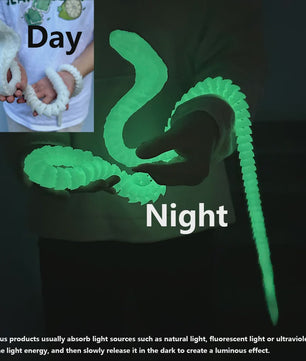 Flexibele 3D Geprinte Cobra Statue - Kleurrijk & Buigzaam - 90cm & 130cm - Uniek Cadeau
