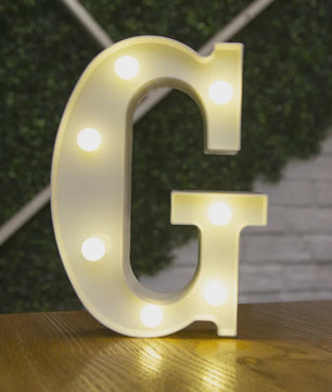 Decoratieve LED Letter & Cijfer Lampen - Creëer Sfeer met Warm Licht