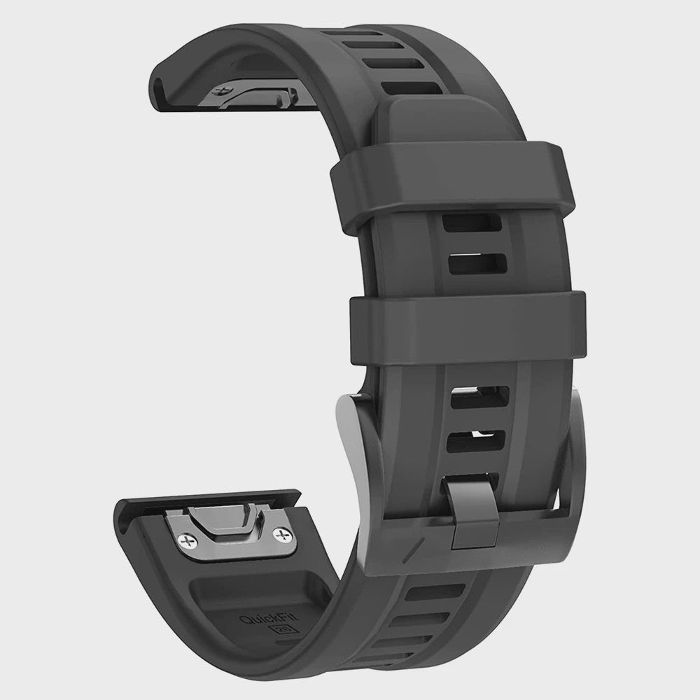QuickFit Siliconen Horlogeband 22mm/26mm voor Garmin Fenix 7/7X, Epix Gen 2, Enduro 2 & Fenix 5/6 Series
