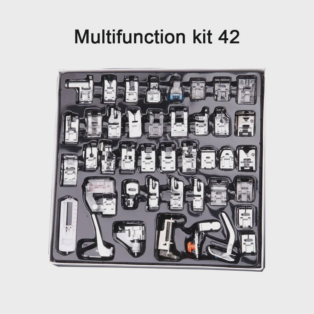Uitgebreide Set Naaimachine Voetjes (11-82 Stuks) - Multifunctioneel voor Diverse Stijlen