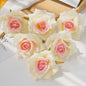 100x Kunst Rozen Hoofden 10cm - Decoratie voor Bruiloft, Kerst, Scrapbooking & Meer