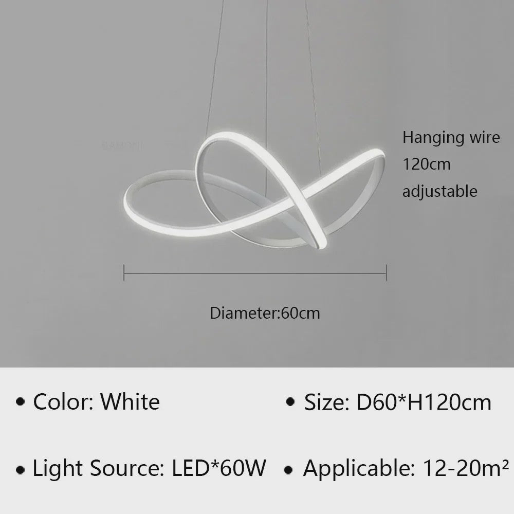 Moderne LED Hanglamp - Stijlvolle Verlichting voor Woonkamer, Eetkamer & Slaapkamer