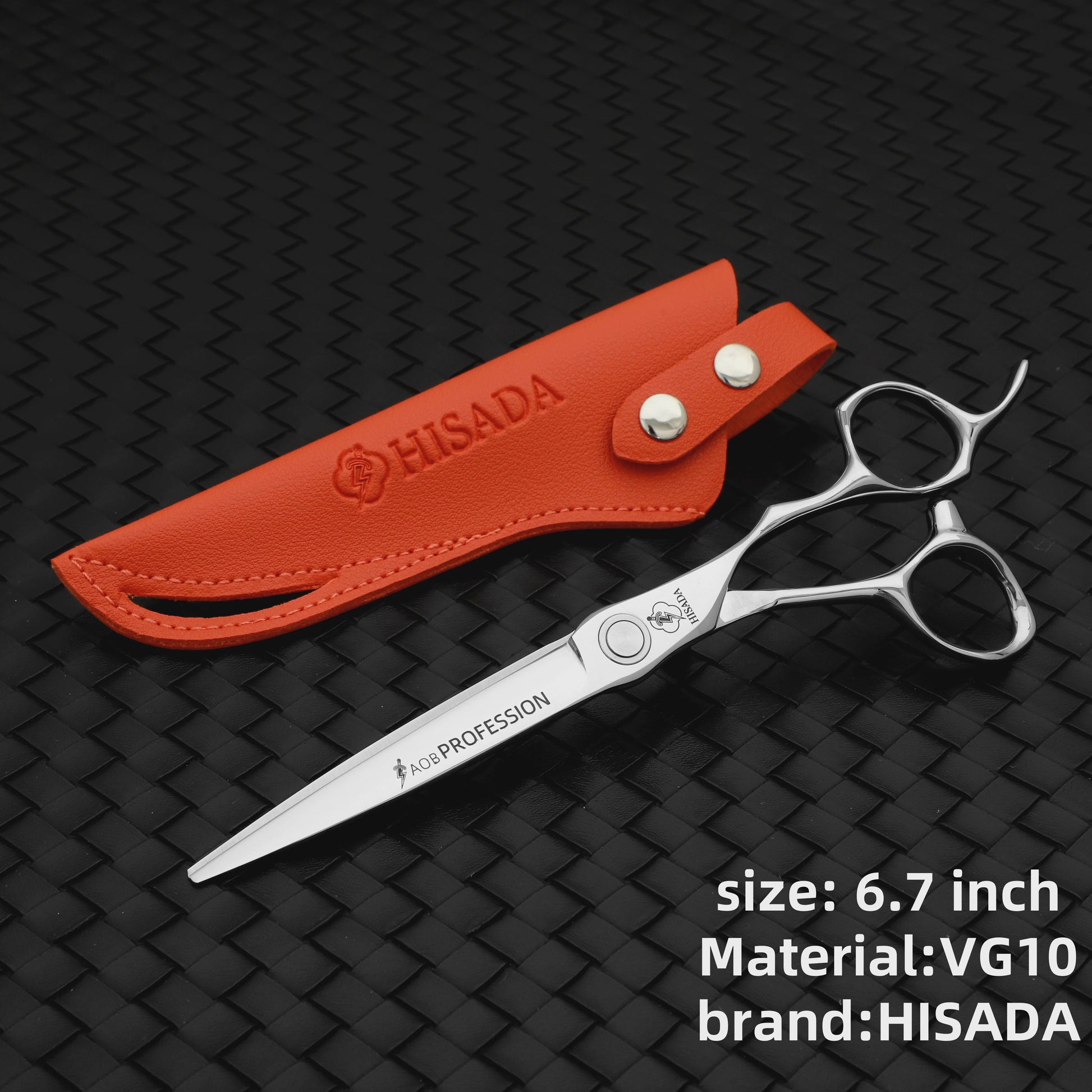 HISADA Professionele Haar- en Schoonheidsschaar 6.0 Inch - VG10 Staal voor Barbers en Haarstylisten
