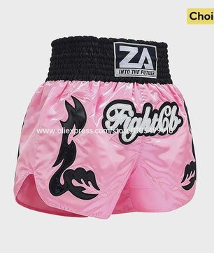 Muay Thai Bokshort Satin met Mesh Panel - Unisex & Kinderen
