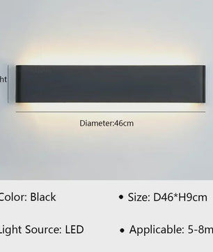 Moderne LED Wandlamp - Stijlvolle Verlichting voor Woonkamer, Slaapkamer & Hal