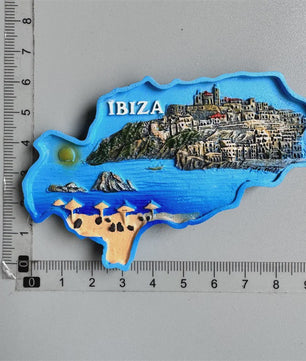 Set Koelkastmagneten: Wereldsteden & Iconische Locaties - Ibiza, Londen, Rome, Thailand & Meer