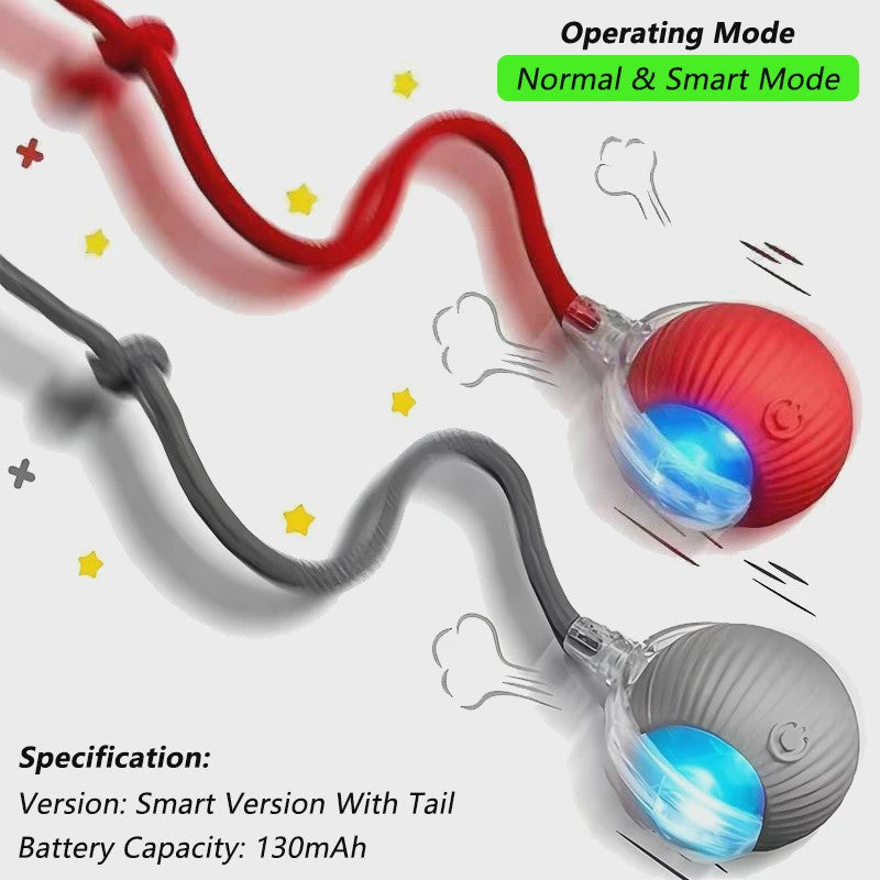 Interactieve Kattenbal Speelgoed - Automatisch Rollend, Oplaadbaar & Slim