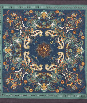 Unisex Katoenen Bandana met Dierenprint & Paisley Motief - Veelzijdig te Dragen
