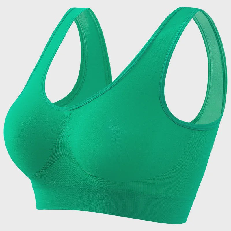 Naadloze Push-Up Sport BH - Ademende Bralette zonder beugel, Crop Top Lingerie voor Dames (S-5XL)