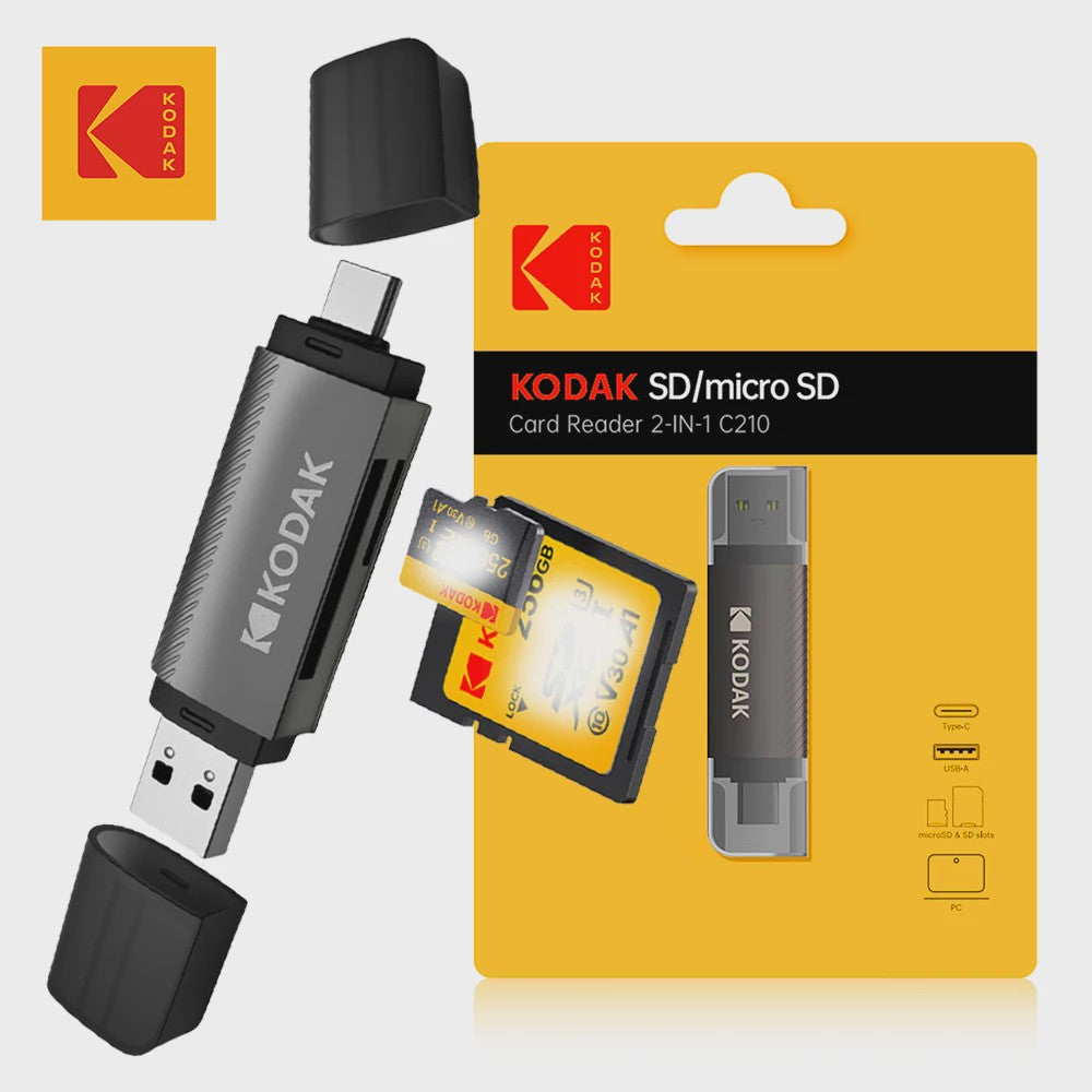 KODAK Micro SD Kaart 16GB - 256GB | Class 10 U3 4K | TF Kaart voor Drone & Telefoon
