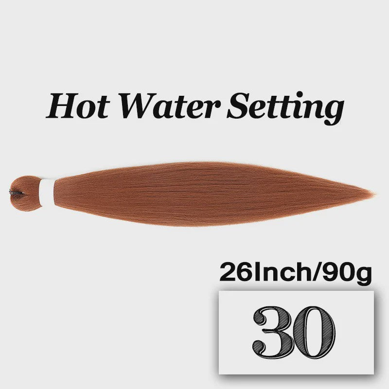 Pre-stretched Braiding Hair 26 Inch - Synthetische Haarverlengingen voor Crochet Braids in Kleuren