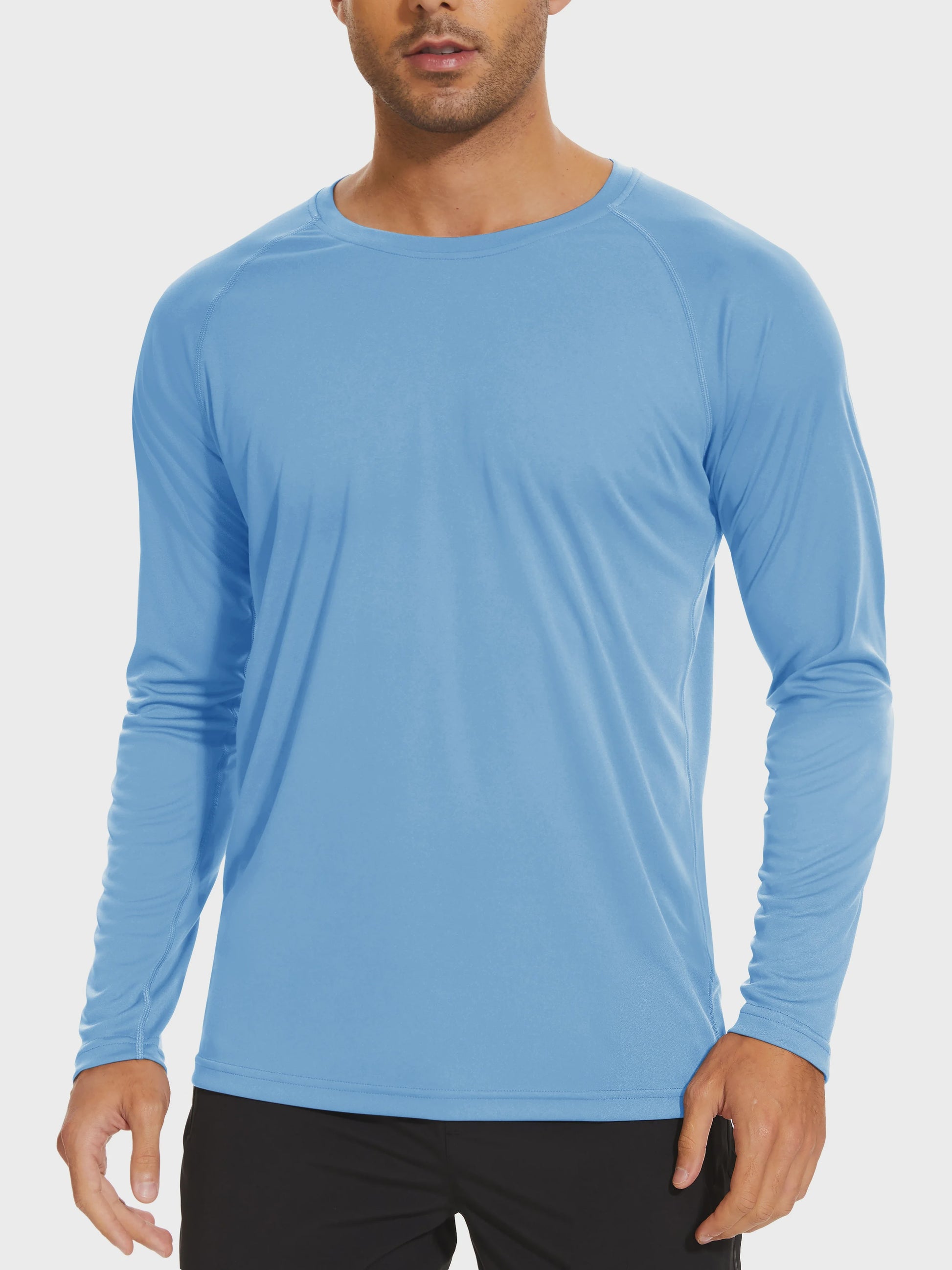 TACVASEN Heren UV-Bescherming T-shirt Lange Mouw - UPF 50+ Sneldrogend & Ademend