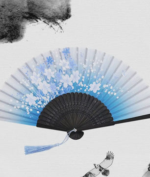 Elegante Chinese Vouwbare Handwaaier - Perfect voor Feest, Dans & Cosplay