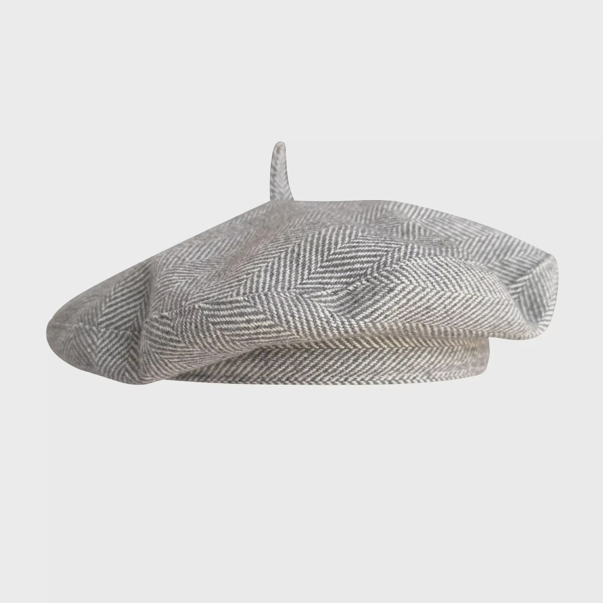 Stijlvolle Ruitjes Baret voor Dames - Retro Vliegende Schotel Hoed