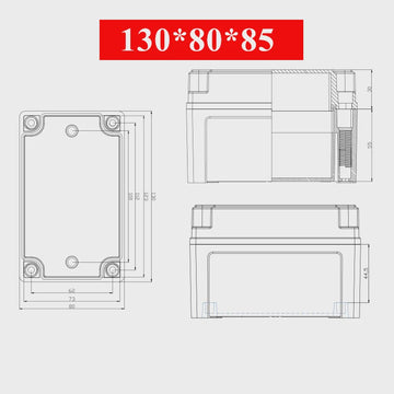 130x80x85mm