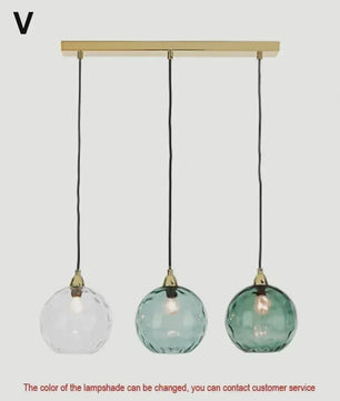 Kleurrijke Moderne Glazen Hanglamp - Stijlvolle Plafondlamp voor Woonkamer & Eetkamer