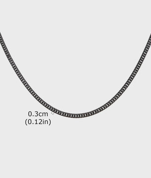 Vnox RVS Kubaanse Ketting voor Heren & Dames - 3/5/7/9mm Breed, Waterdicht & Hypoallergeen