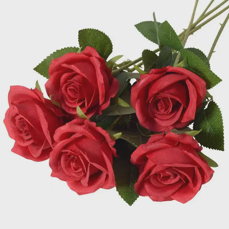 Kunst Rozen Takken - Realistische Kunstbloemen voor Bruiloft & Decoratie (1, 5, 10, 20 stuks)