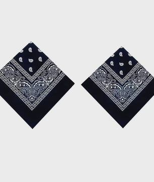 Modieuze Katoenen Bandana Sjaal 54x54cm - Paisley Print voor Dames & Heren