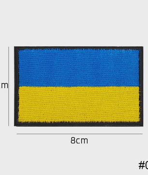 Ukraine Vlag Patches & Nationaal Embleem - Geborduurde Tactische Badges voor Kleding