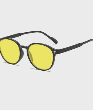 SEAMERGO Retro Unisex Nachtzicht Bril - UV Bescherming, Anti Blauw Licht & Straling