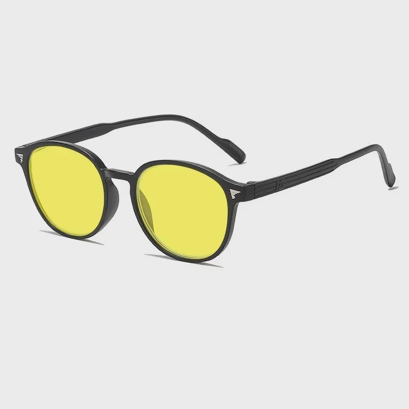 SEAMERGO Retro Unisex Nachtzicht Bril - UV Bescherming, Anti Blauw Licht & Straling