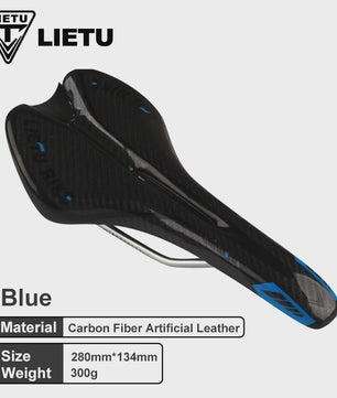 LIETU Fietzadel - Comfortabel MTB & Racefiets Zadel met Siliconen Gel Kussen en Antislip Grip
