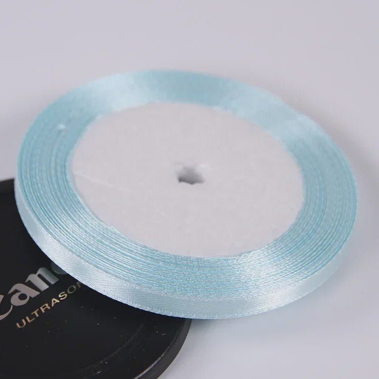 22 Meters/Roll 6mm Silk Satin Ribbons Christmas Halloween Birthday Party Gift Wrapping Ribbons DIY Handmade Crafts Material