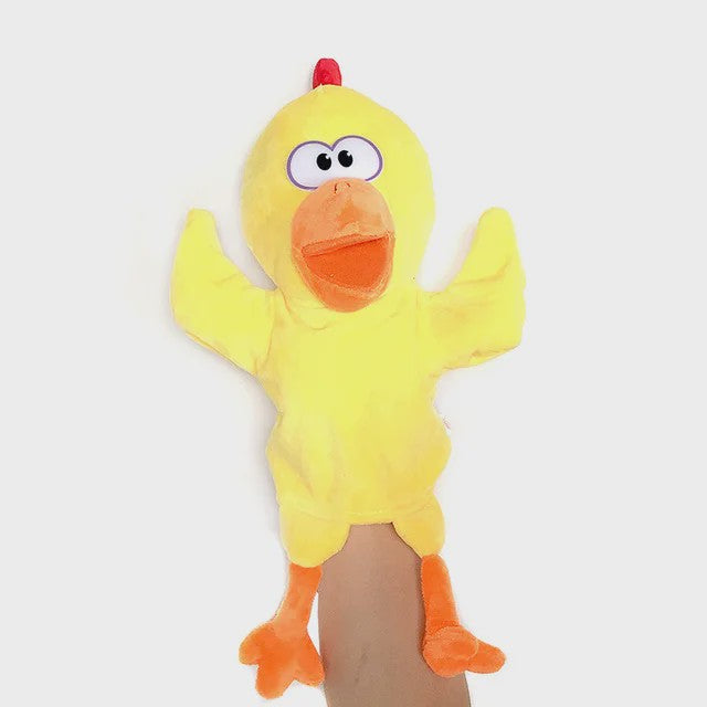 Zachte Pluche Handpoppen - Educatief Speelgoed voor Baby's en Kinderen (Diverse Dieren)