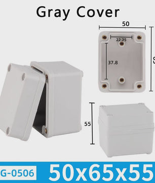 Waterdichte Kunststof Projectbehuizing IP66 - Robuuste Elektronica Behuizing voor Buiten