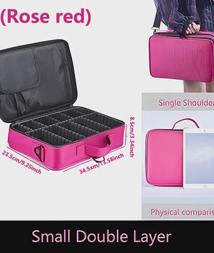 Professionele Make-up Koffer - Grote Capaciteit Reis Organizer voor Cosmetica & Beauty Tools