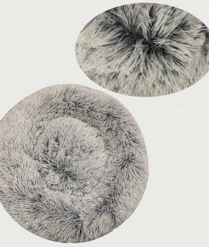 Luxe Ronde Hondenkussen - Extra Zacht & Warm Pluche Hondensofa voor Middelgrote Honden en Katten